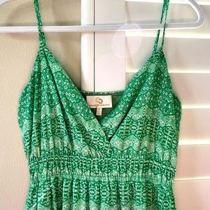 Boho print maxi dress